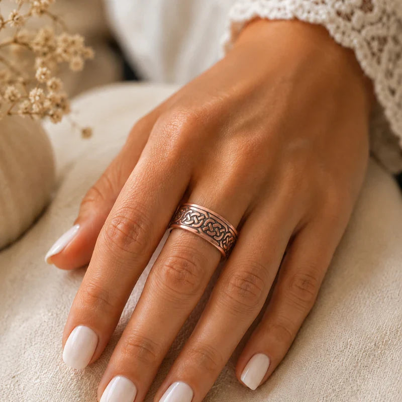 Alma Pure™ · Anello in Rame Rosso Puro