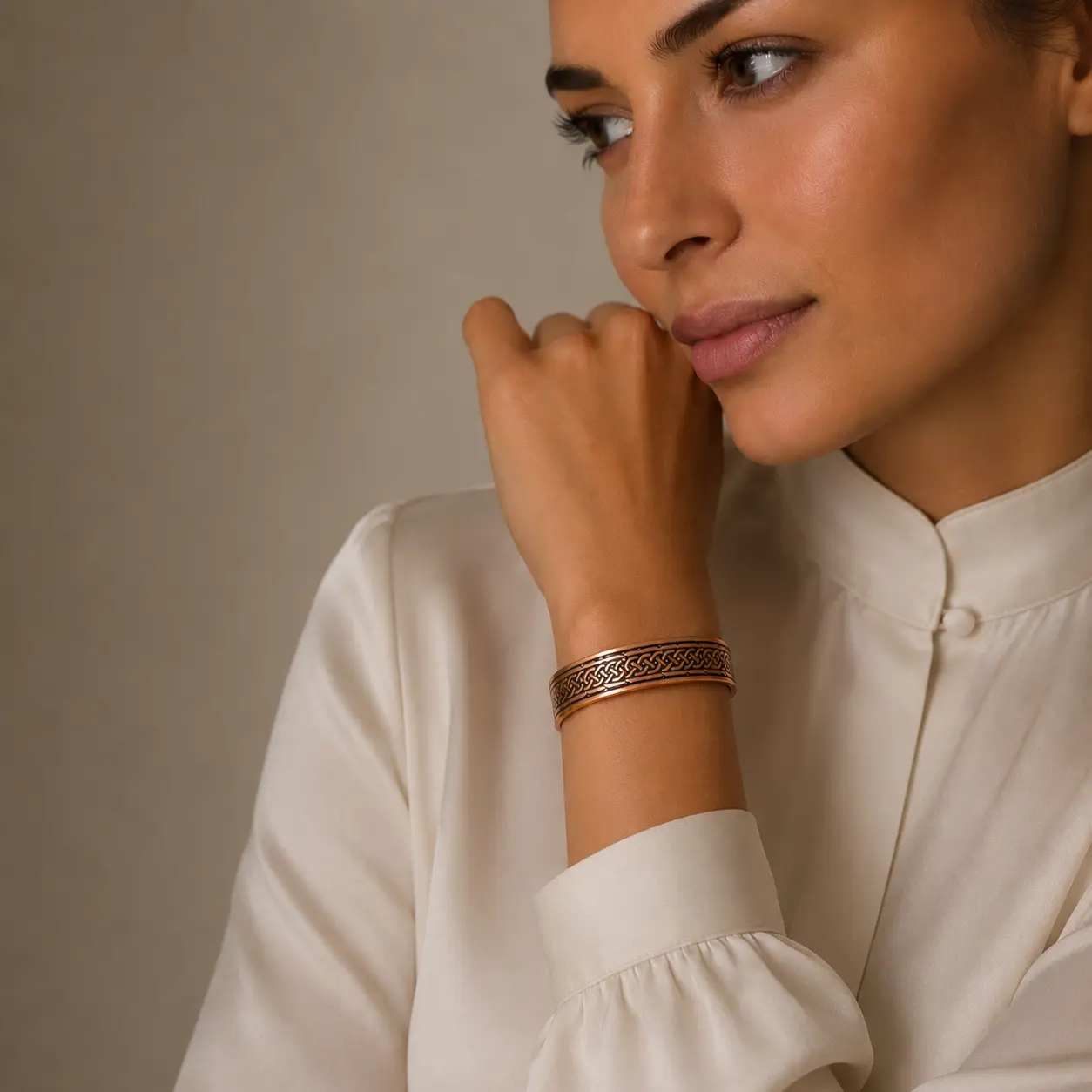 Alma Pure™ · Bracciale in Rame Rosso Puro