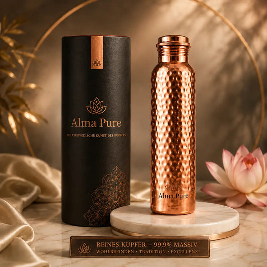 Alma Pure™ – Borraccia Heritage in Puro Rame Massiccio