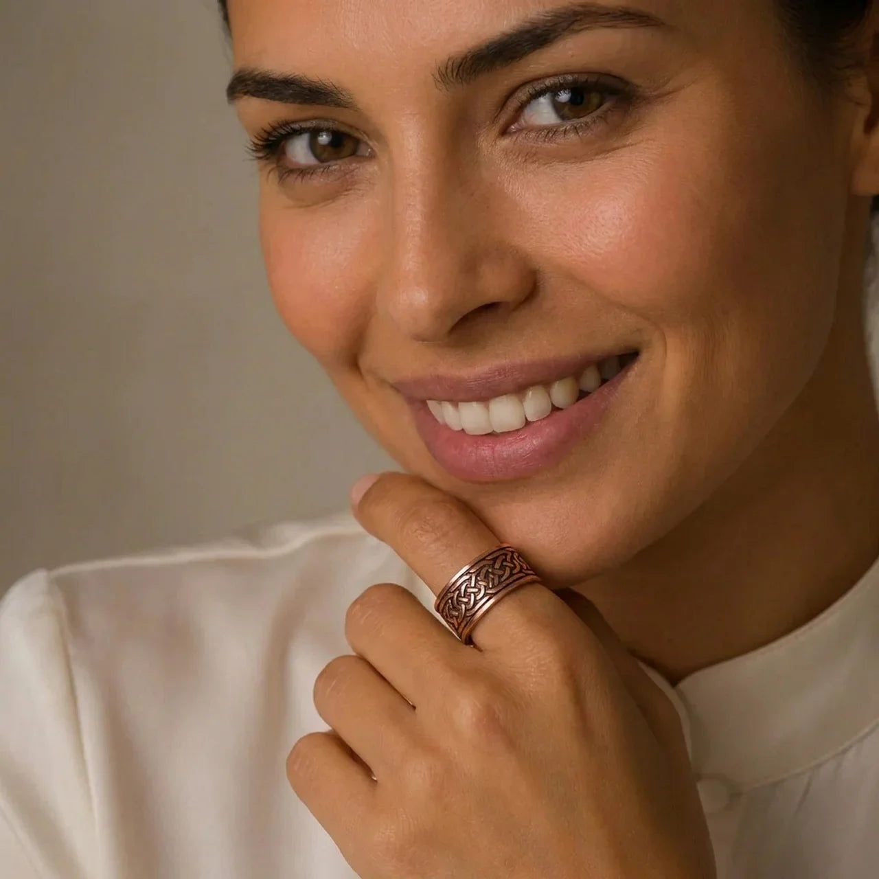 Alma Pure™ · Anello in Rame Rosso Puro